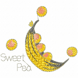 Peas Embroidery Design 2 Peas Embroidery Design 2